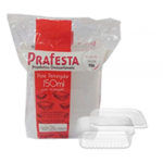 KIT POTE RETANGULAR 150ML C/20 PRAFESTA