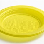 PRATO DESCARTÁVEL 18CM AMARELO C/10UN DUDIGO