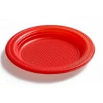 PRATO DESCARTÁVEL 15CM VERMELHO C/10UN DUDIGO
