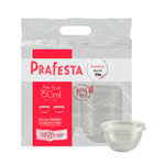 KIT POTE REDONDO BOWL 250ML C/20UN PRAFESTA