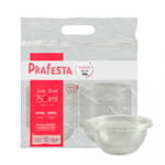 KIT POTE REDONDO BOWL 750ML C/20UN PRAFESTA