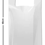Sacola Branca M (38x48) fardo c/1000 Libreplast