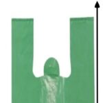 Sacola Verde P (30x45) 1,7kg Reciclada