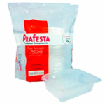 KIT POTE RETANGULAR 750ML C/24UN PRAFESTA