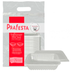 KIT POTE RETANGULAR 350ML C/24UN PRAFESTA
