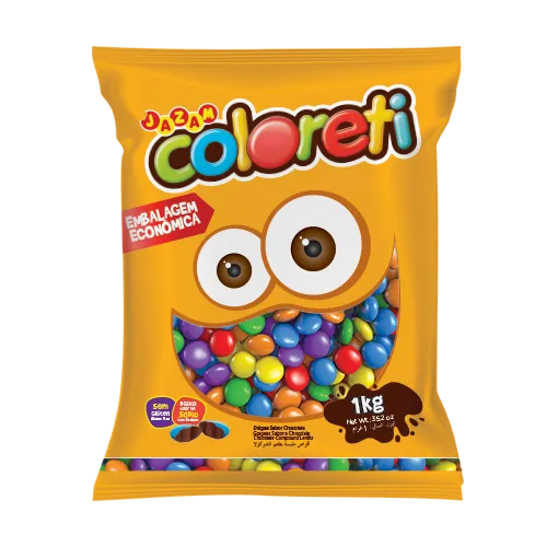 COLORETI PASTILHA COLORIDA 1KG - Imagem 1