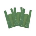 Sacola verde M (40x50) 2,5kg reciclada