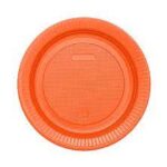 PRATO DESCARTÁVEL 15CM LARANJA C/10UN DUDIGO