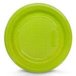 PRATO DESCARTÁVEL 15CM VERDE LIMÃO C/10UN DUDIGO