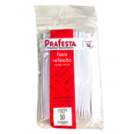 FACA REFEICAO PREMIUM BRANCO C/50UN PRAFESTA