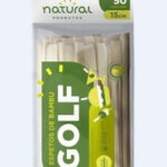 ESPETO GOLF DE BAMBU 15CM C/50 Natural