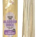 VARETA P/ ALGODÃO DOCE 40CM C/50UN MELLO