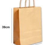 Sacola de Papel Kraft GG (39x32x16cm) c/10un